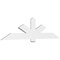 Ekena Millwork Kennewick Architectural Grade PVC Gable Bracket, 84"W x 21"H x 2"D x 6"F, 6/12 Pitch GBP084X21X0206KEN00 - alternate 1